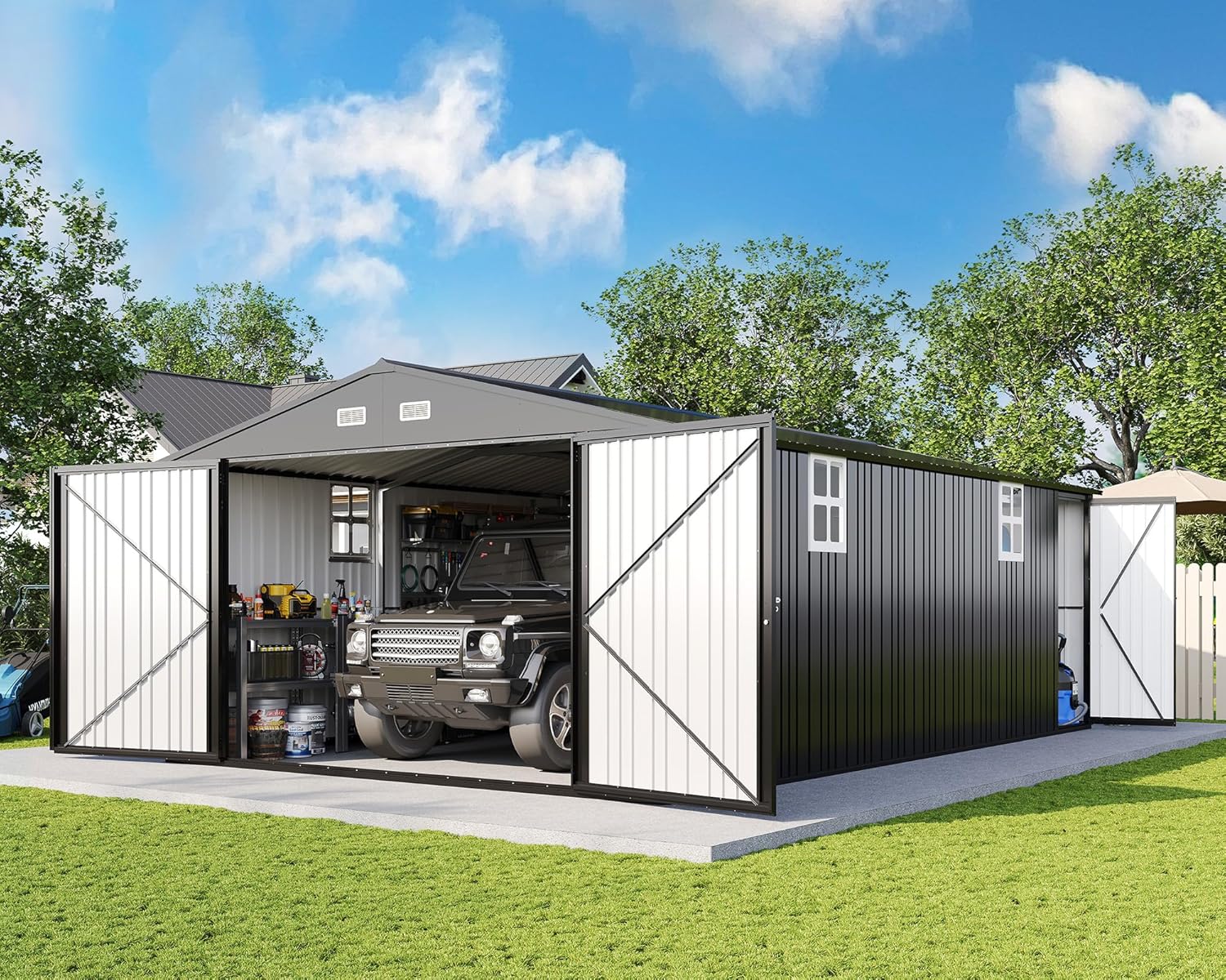AMERLIFE metal garage shed review,AMERLIFE 13x21x8 FT shed review and rating,is AMERLIFE metal garage shed worth buying,AMERLIFE garage shed review pros cons,AMERLIFE shed review honest opinion,AMERLIFE metal garage shed review verdict - detailed features and technical specifications