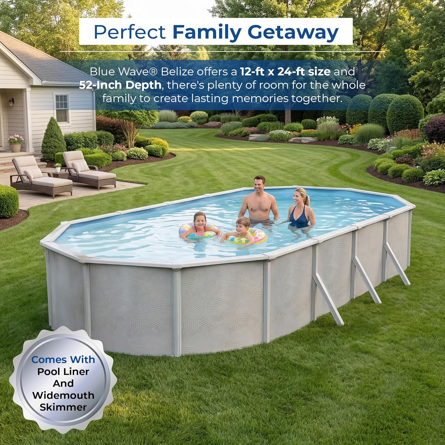 Blue Wave Belize 12x24-ft oval pool review,Blue Wave Belize review and rating,is Blue Wave Belize pool worth buying,Blue Wave Belize pool review pros cons,Blue Wave Belize pool review honest opinion,Blue Wave Belize oval pool review verdict unboxing and complete package contents