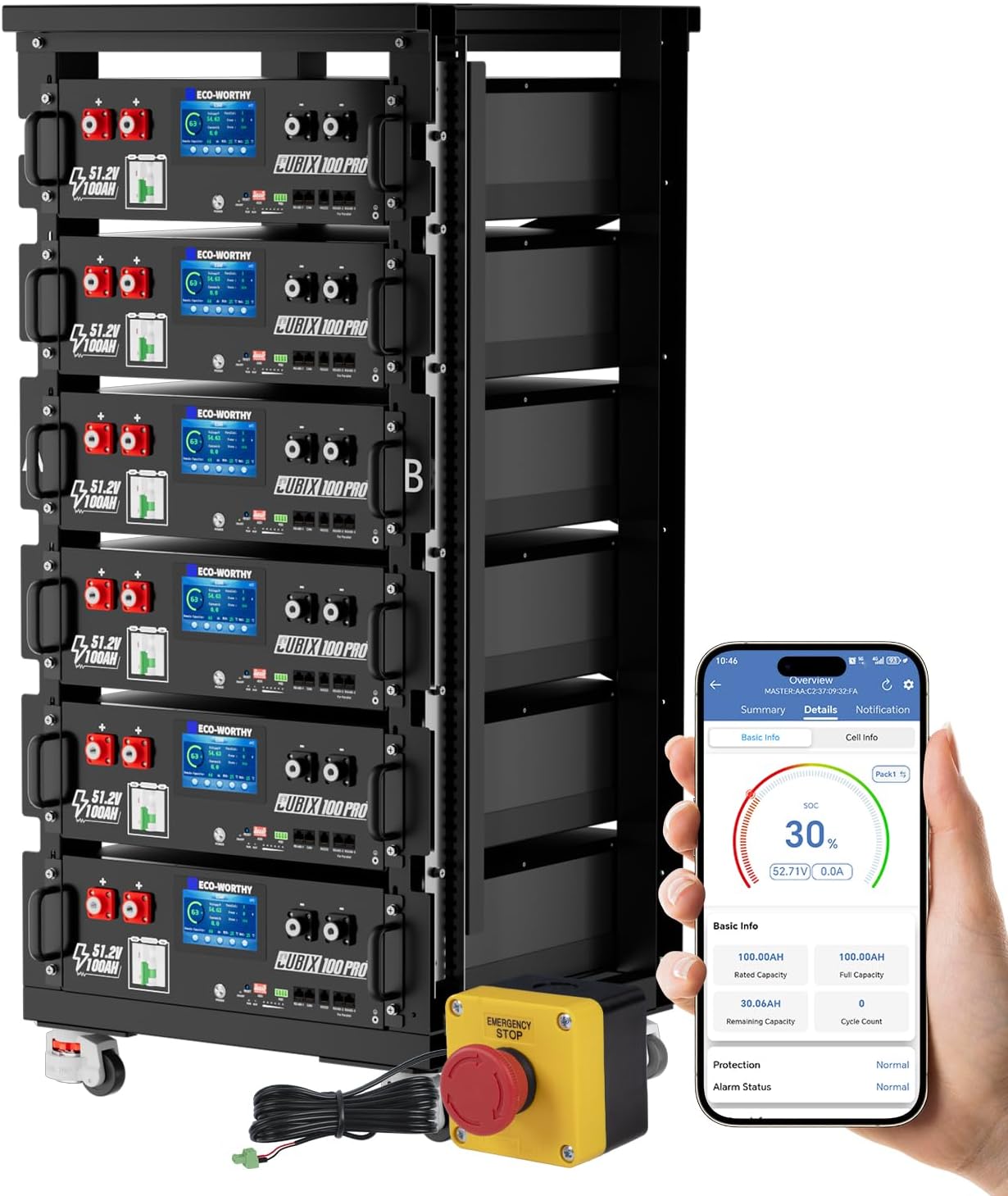 ECO-WORTHY 48V 100Ah battery review,ECO-WORTHY Cubix100 Pro review and rating,is ECO-WORTHY 48V battery worth buying,ECO-WORTHY 48V 100Ah review pros cons,ECO-WORTHY Cubix100 Pro review honest opinion,ECO-WORTHY server rack battery review verdict - detailed features and technical specifications