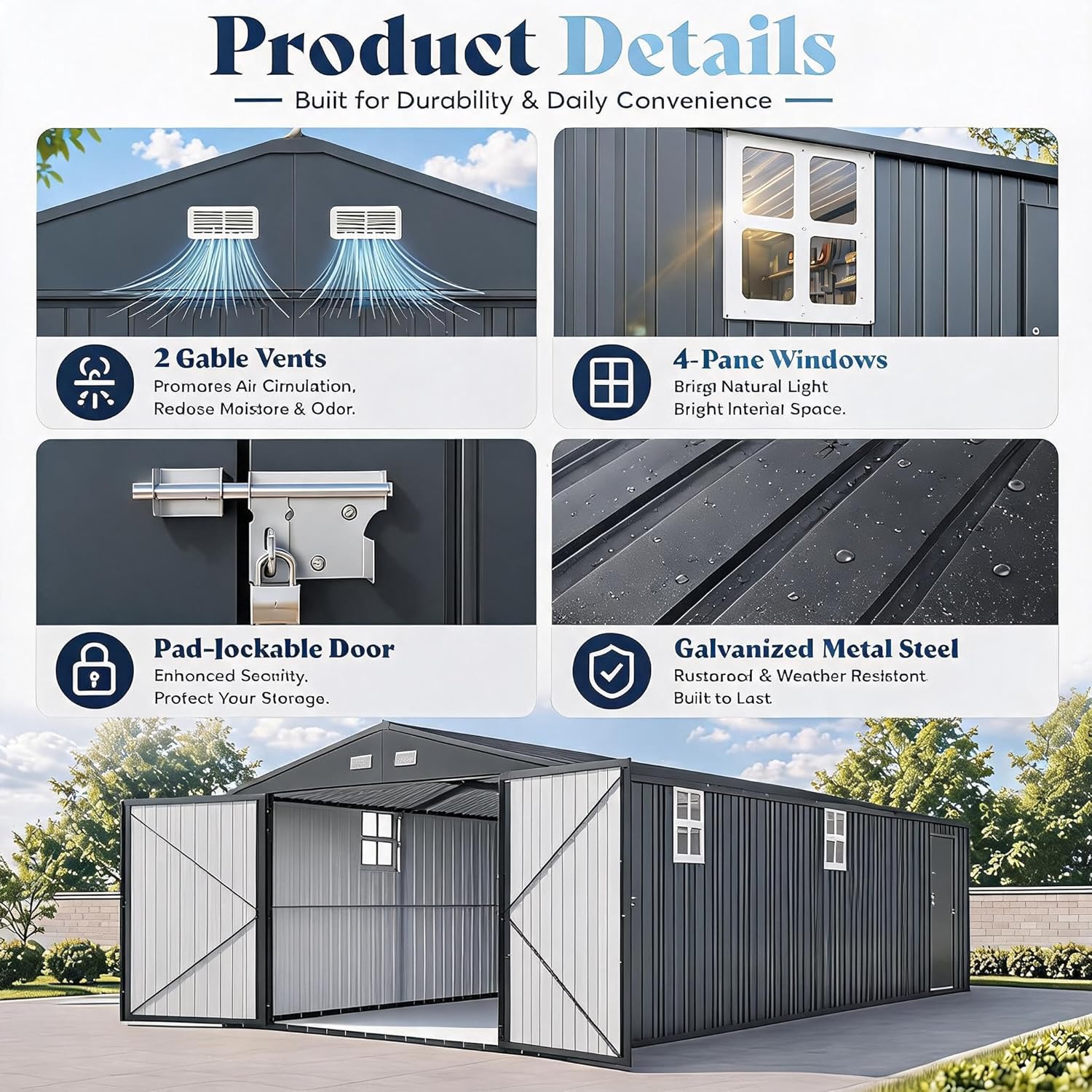 IDEALHOUSE 12x25 metal garage shed review,IDEALHOUSE 12x25 shed review and rating,is IDEALHOUSE metal garage shed worth buying,IDEALHOUSE 12x25 shed review pros cons,IDEALHOUSE metal garage shed review honest opinion,IDEALHOUSE 12x25 shed review verdict features evaluated through real use