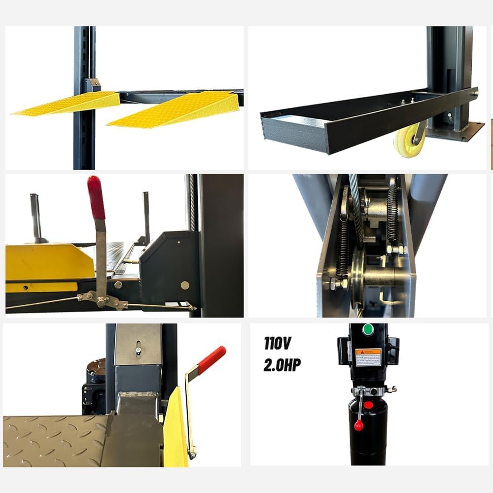 KATOOL 4 post lift review — performance test results showing lift speed and stability