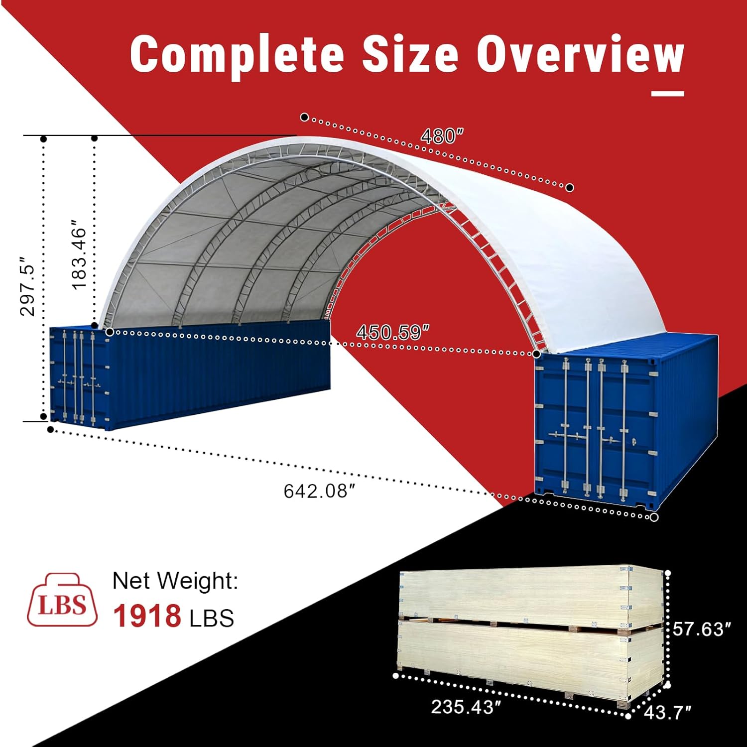 KoreJetMetal Container Canopy Review: Pros & Cons Verdict 2 KoreJetMetal container canopy review setup