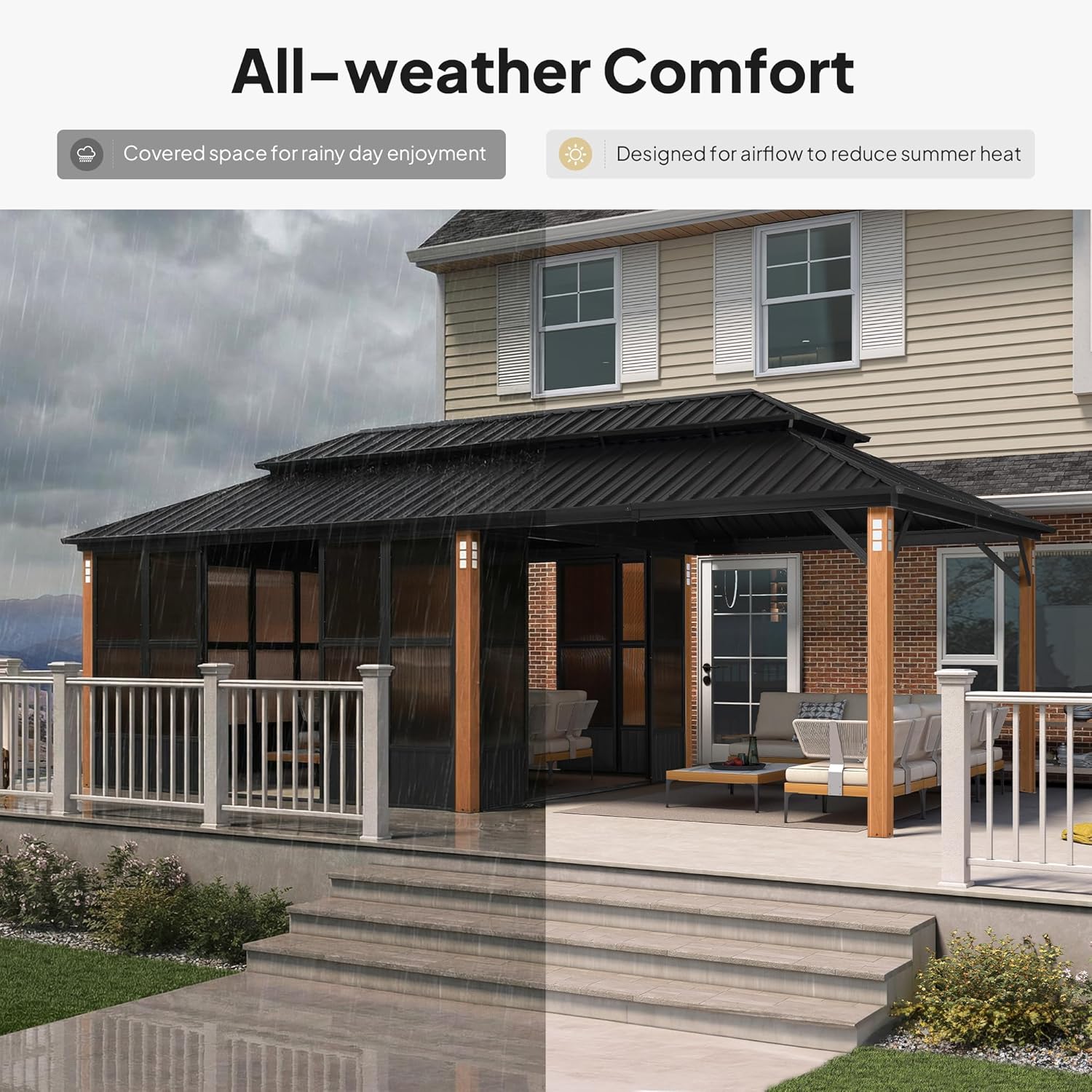 Setup and practical use guide for PURPLE LEAF hardtop gazebo review