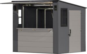 Image 1 of Suncast Cabana storage shed review