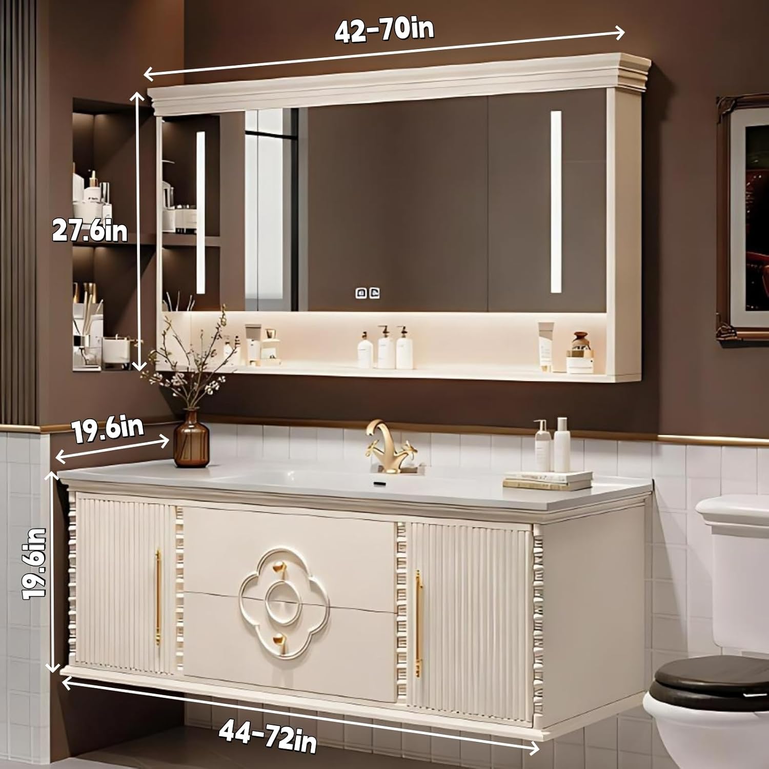 TIZAZO bathroom vanity review unboxing and complete package contents