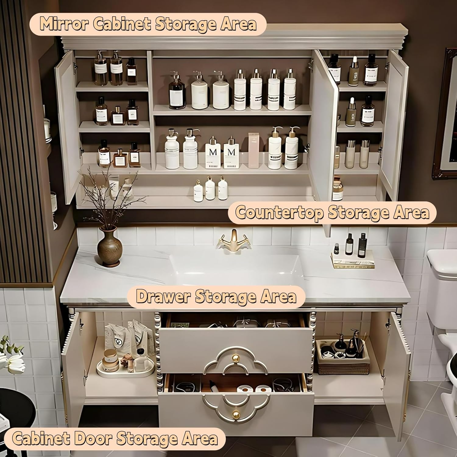 TIZAZO bathroom vanity review performance testing results and real-world evaluation