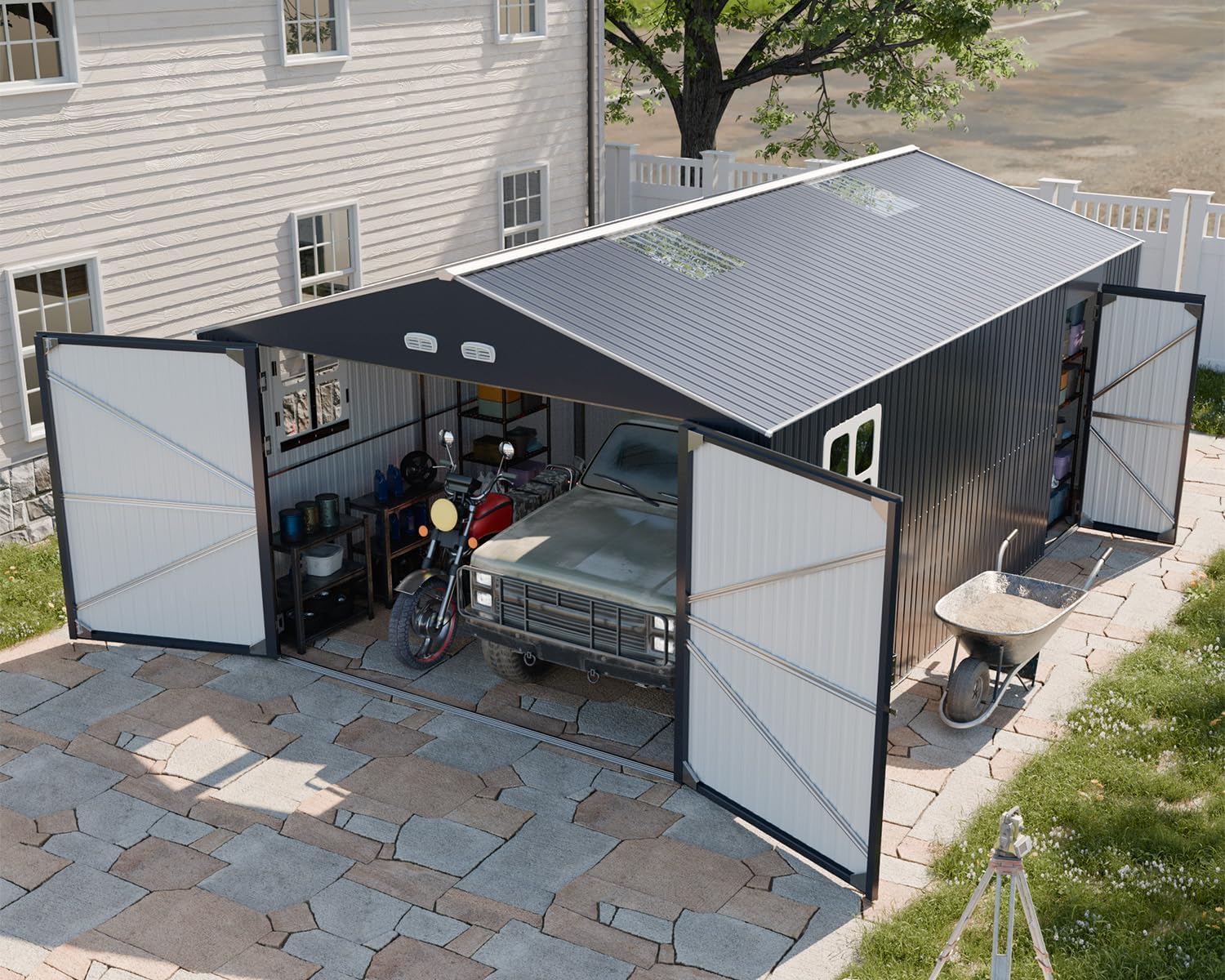 WACASA Metal Garage Shed Review: Honest Pros & Cons 1 WACASA metal garage shed review,WACASA metal garage shed review and rating,is WACASA metal garage shed worth buying,WACASA metal garage shed review pros cons,WACASA metal garage shed review honest opinion,WACASA metal garage shed review verdict build quality and materials close-up