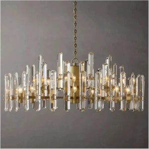 Image 1 of generic gold black crystal chandelier review