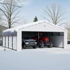 Image 1 of 20x20 metal carport review