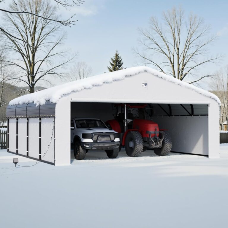 Image 1 of 20x20 metal carport review