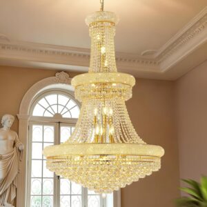 Image 1 of 27 light high ceiling chandelier review