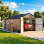 Image 1 of Aoxun metal storage shed review