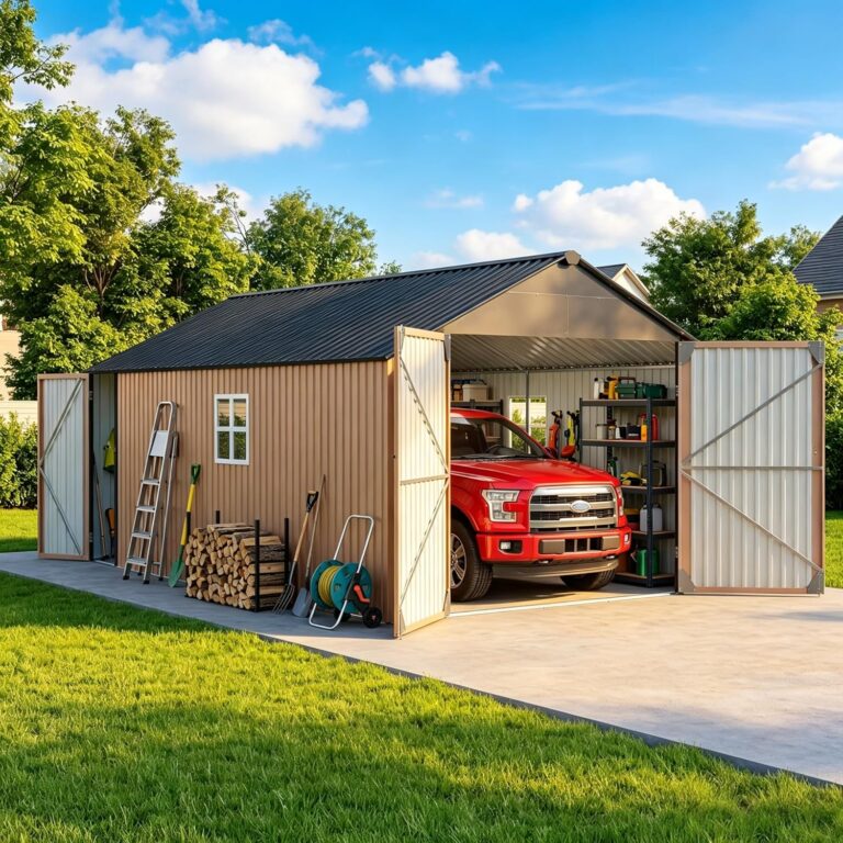 Image 1 of Aoxun metal storage shed review