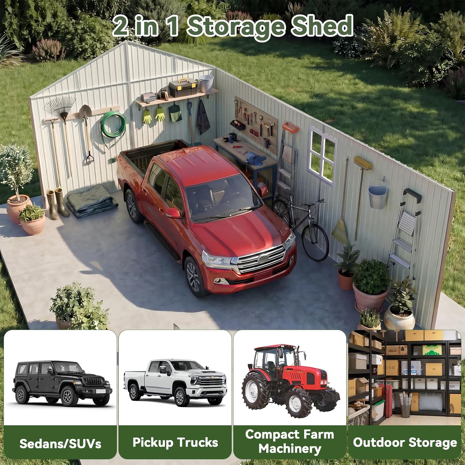 Aoxun metal storage shed review after extended use – long-term performance