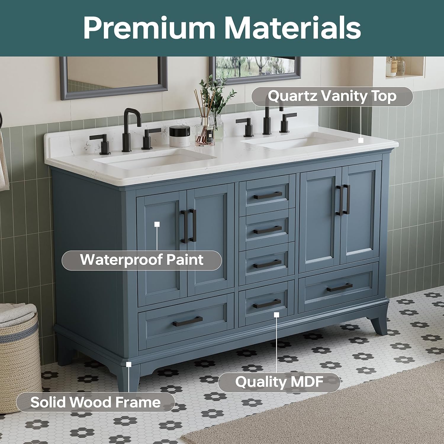 DELUXE LIVING 60 inch bathroom vanity review,DELUXE LIVING double sink vanity review and rating,is DELUXE LIVING 60 inch vanity worth buying,DELUXE LIVING bathroom vanity review pros cons,DELUXE LIVING vanity review honest opinion,DELUXE LIVING 60 inch vanity review verdict after weeks of real-world daily use