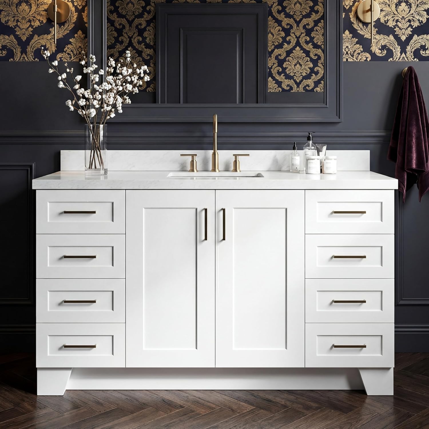 DKB Emilia 60 inch bathroom vanity review,DKB Emilia vanity review and rating,is DKB Emilia vanity worth buying,DKB Emilia bathroom vanity review pros cons,DKB Emilia vanity review honest opinion,DKB Emilia 60 inch vanity review verdict unboxing — package contents and first impressions