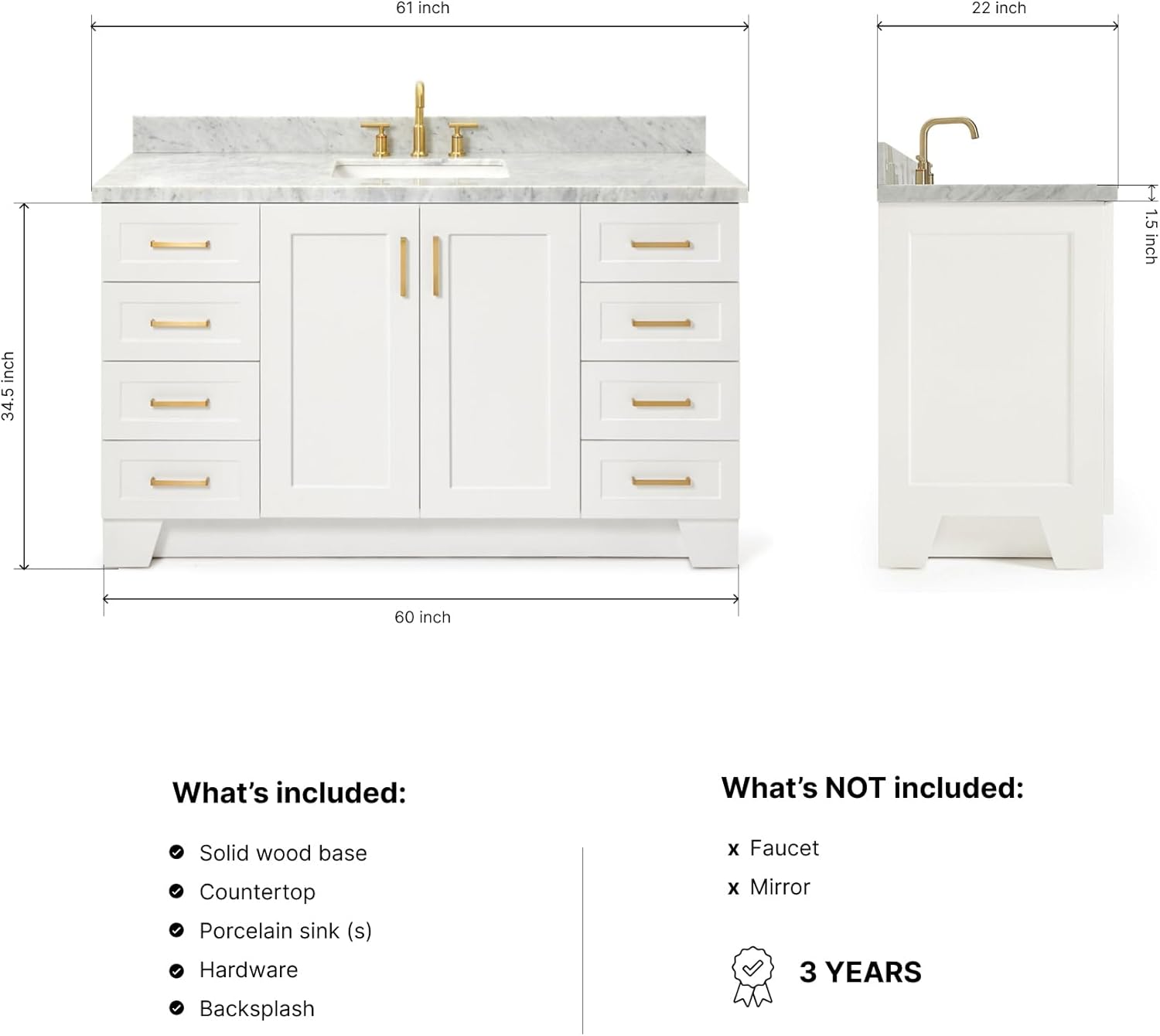 DKB Emilia 60 inch bathroom vanity review,DKB Emilia vanity review and rating,is DKB Emilia vanity worth buying,DKB Emilia bathroom vanity review pros cons,DKB Emilia vanity review honest opinion,DKB Emilia 60 inch vanity review verdict performance testing over multiple weeks