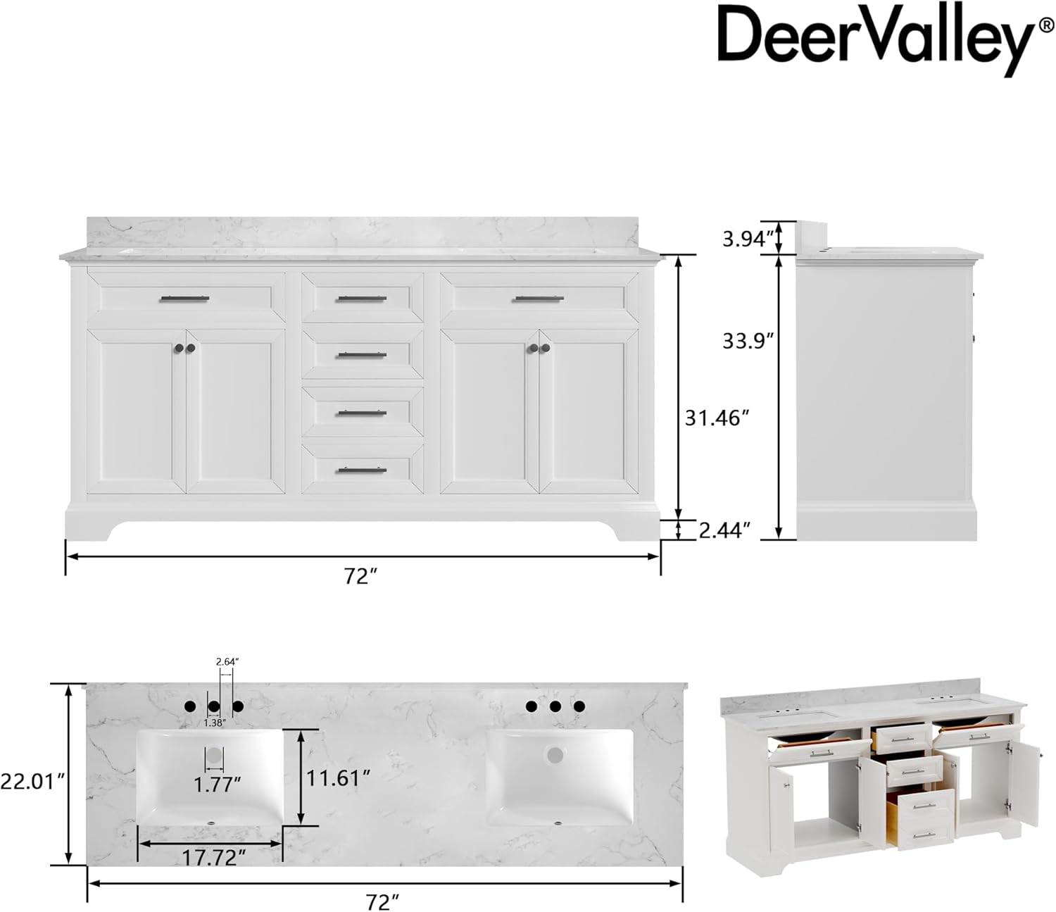 DeerValley 72 bathroom vanity review,DeerValley bathroom vanity review and rating,is DeerValley 72 vanity worth buying,DeerValley 72 vanity review pros cons,DeerValley vanity review honest opinion,DeerValley 72 bathroom vanity review verdict unboxing and complete package contents
