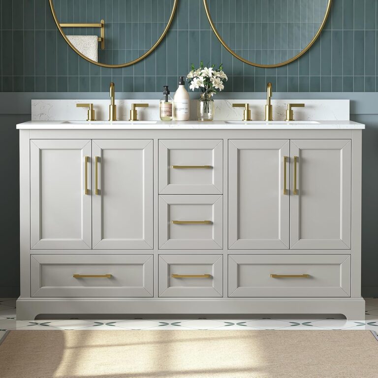 Image 1 of Deluxe Living 60 inch bathroom vanity review