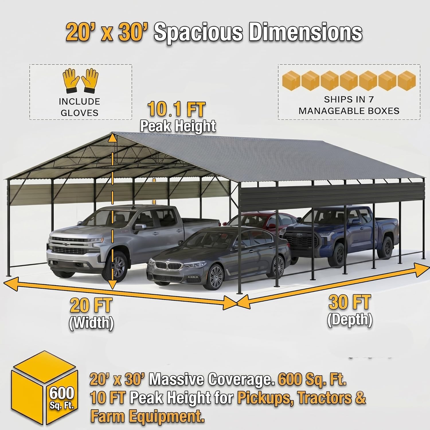 Devoko 20x30 FT Metal Carport Review: Honest Pros & Cons 4 Devoko 20x30 FT Metal Carport review,Devoko carport review and rating,is Devoko metal carport worth buying,Devoko 20x30 carport review pros cons,Devoko carport review honest opinion,Devoko metal carport review verdict compared against top alternatives