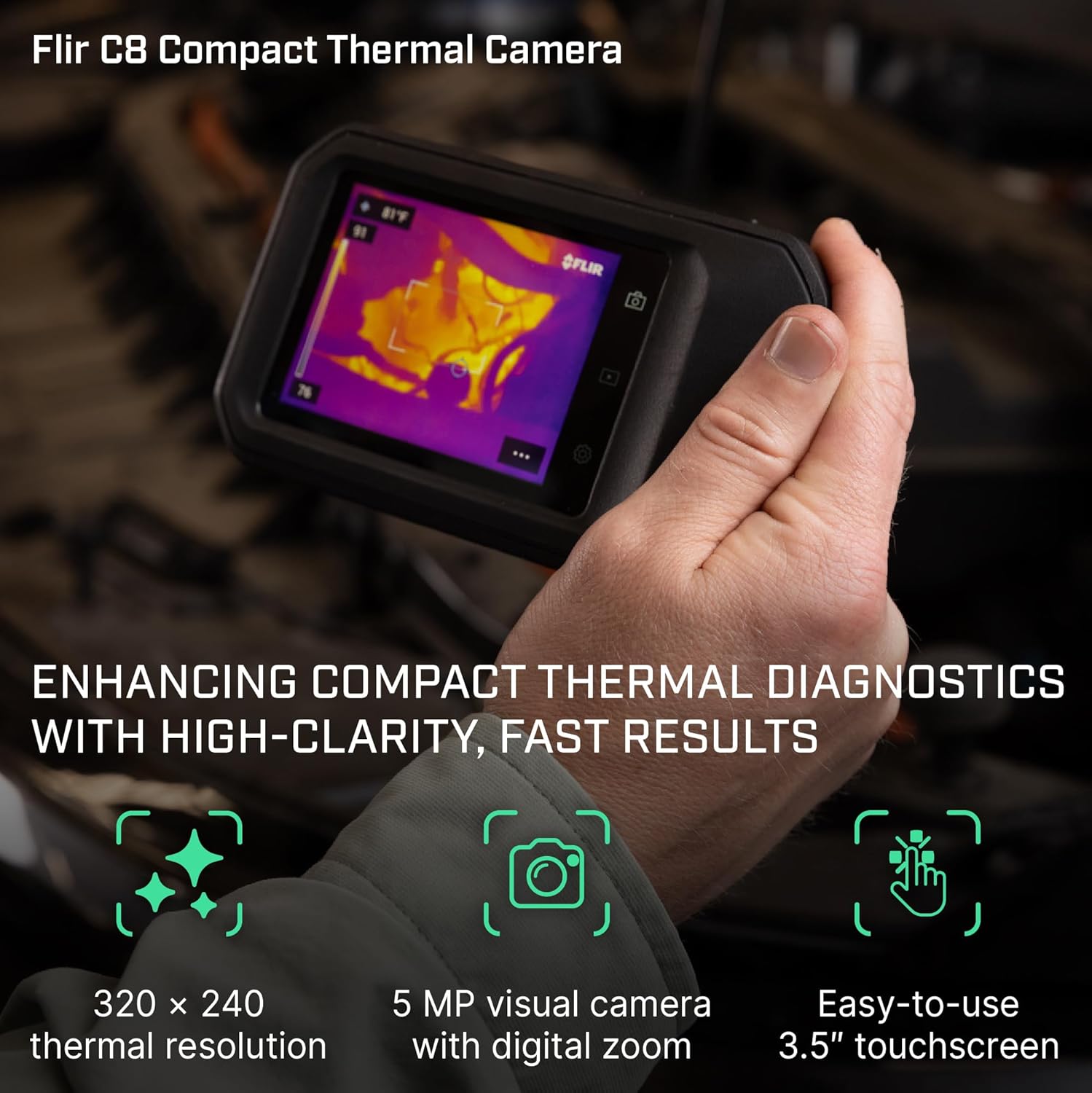 FLIR C8 review,FLIR C8 review and rating,is FLIR C8 worth buying,FLIR C8 review pros cons,FLIR C8 review honest opinion,FLIR C8 review verdict — design and build quality detail