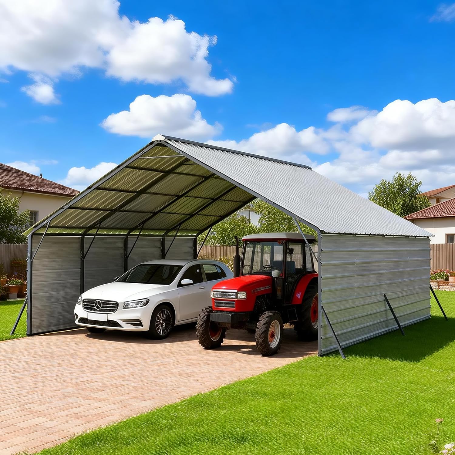 FLOUREE 20x20 metal carport review,FLOUREE 20x20 metal carport review and rating,is FLOUREE 20x20 metal carport worth buying,FLOUREE 20x20 metal carport review pros cons,FLOUREE 20x20 metal carport review honest opinion,FLOUREE 20x20 metal carport review verdict build quality and materials close-up