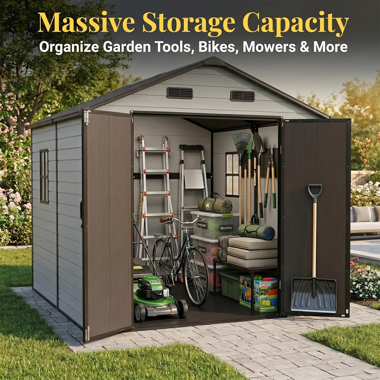 FammyLoft 8x8 resin shed review,FammyLoft 8x8 shed review and rating,is FammyLoft 8x8 shed worth buying,FammyLoft 8x8 shed review pros cons,FammyLoft 8x8 shed review honest opinion,FammyLoft 8x8 shed review verdict unboxing and complete package contents