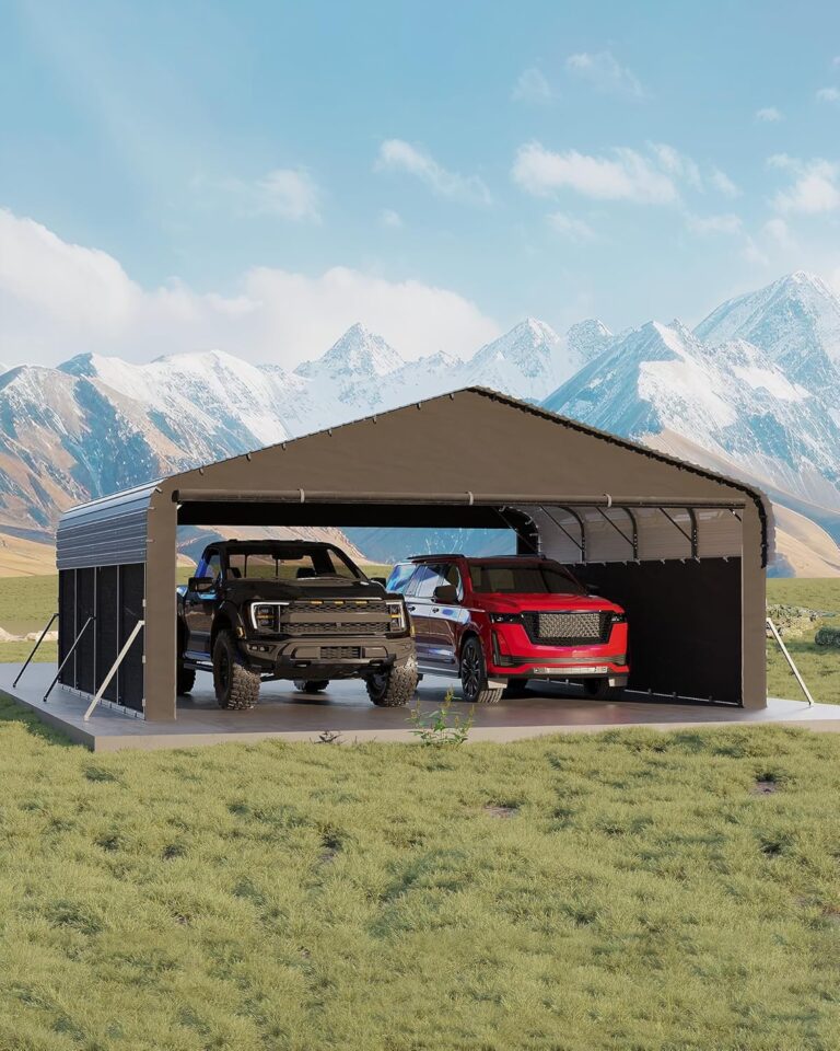 Image 1 of Garvee 20x20 metal carport review