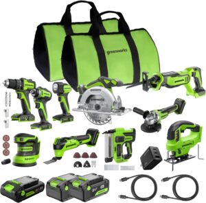 Image 1 of Greenworks 24V power tool combo review