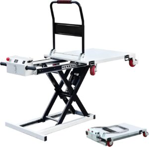 Image 1 of TOLNIX electric lift table cart review