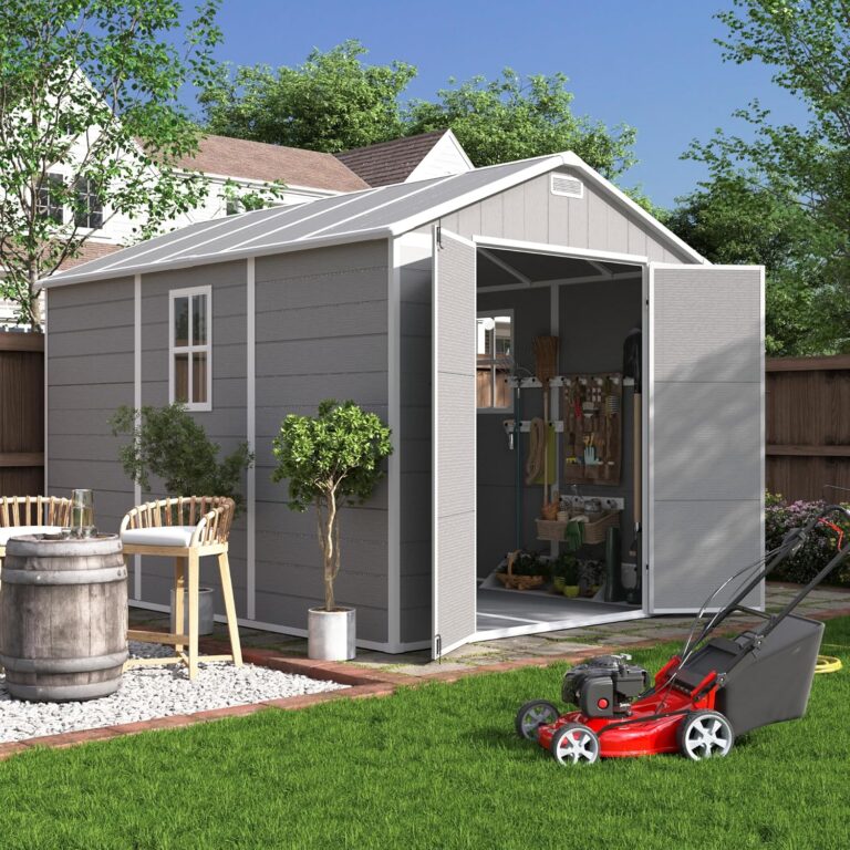 Image 1 of UDPATIO resin storage shed review