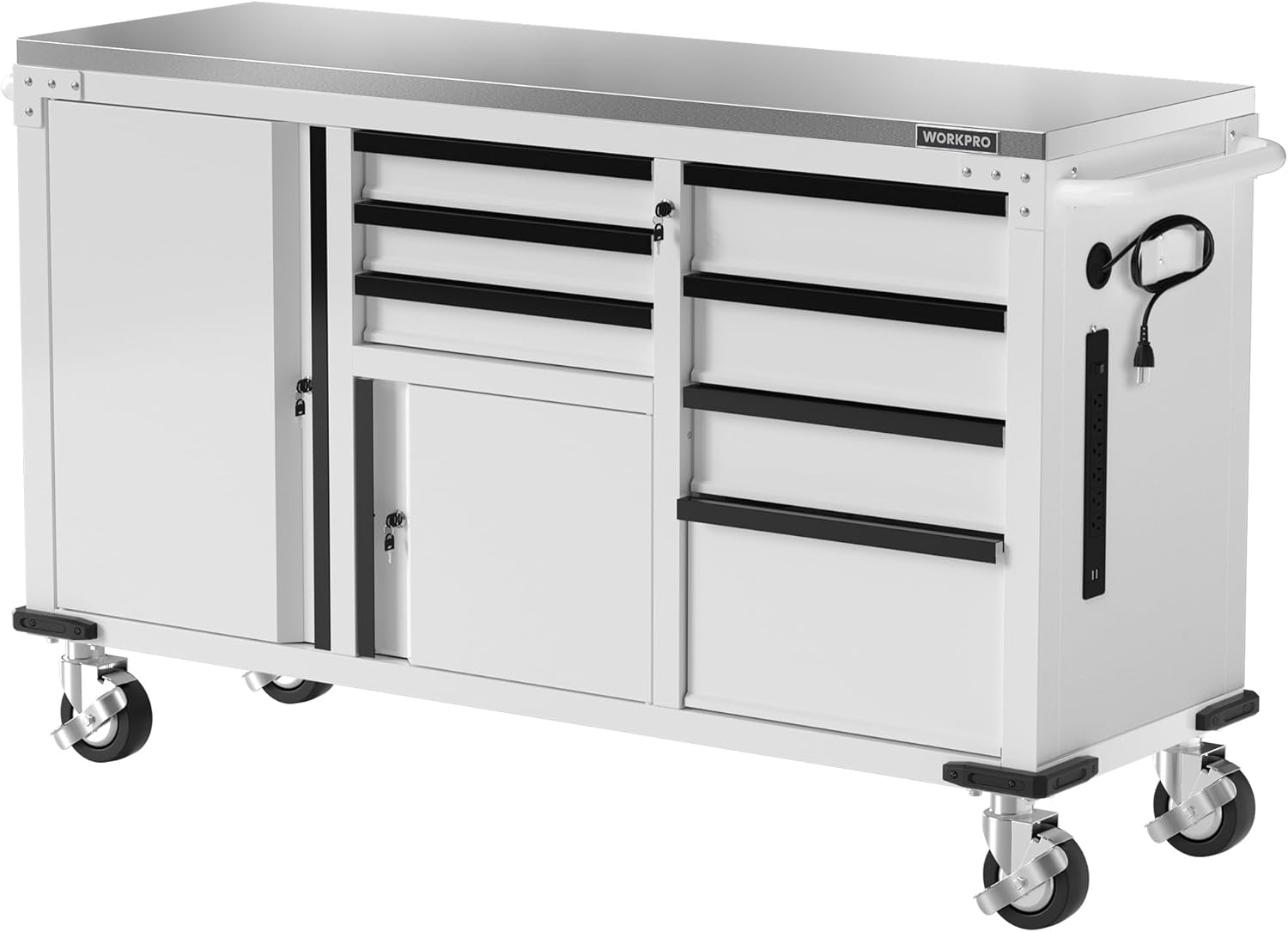 WORKPRO 62 x 20 tool chest review,WORKPRO tool chest review and rating,is WORKPRO rolling tool chest worth buying,WORKPRO tool storage cabinet review pros cons,WORKPRO 7-drawer tool chest honest review,WORKPRO 62 x 20 cabinet review verdict - detailed features and technical specifications