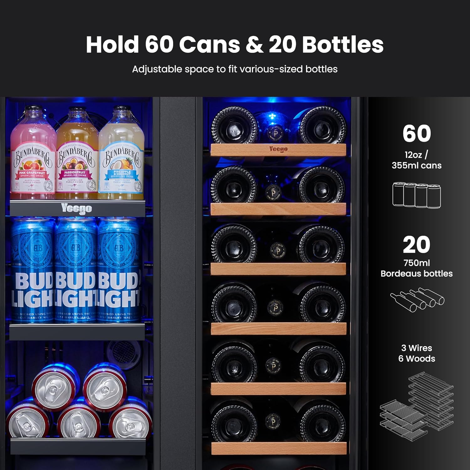 Yeego 24 inch wine cooler review,Yeego 24 inch wine cooler review and rating,is Yeego wine cooler worth buying,Yeego dual zone wine cooler review pros cons,Yeego beverage cooler review honest opinion,Yeego wine cooler review verdict during hands-on performance testing