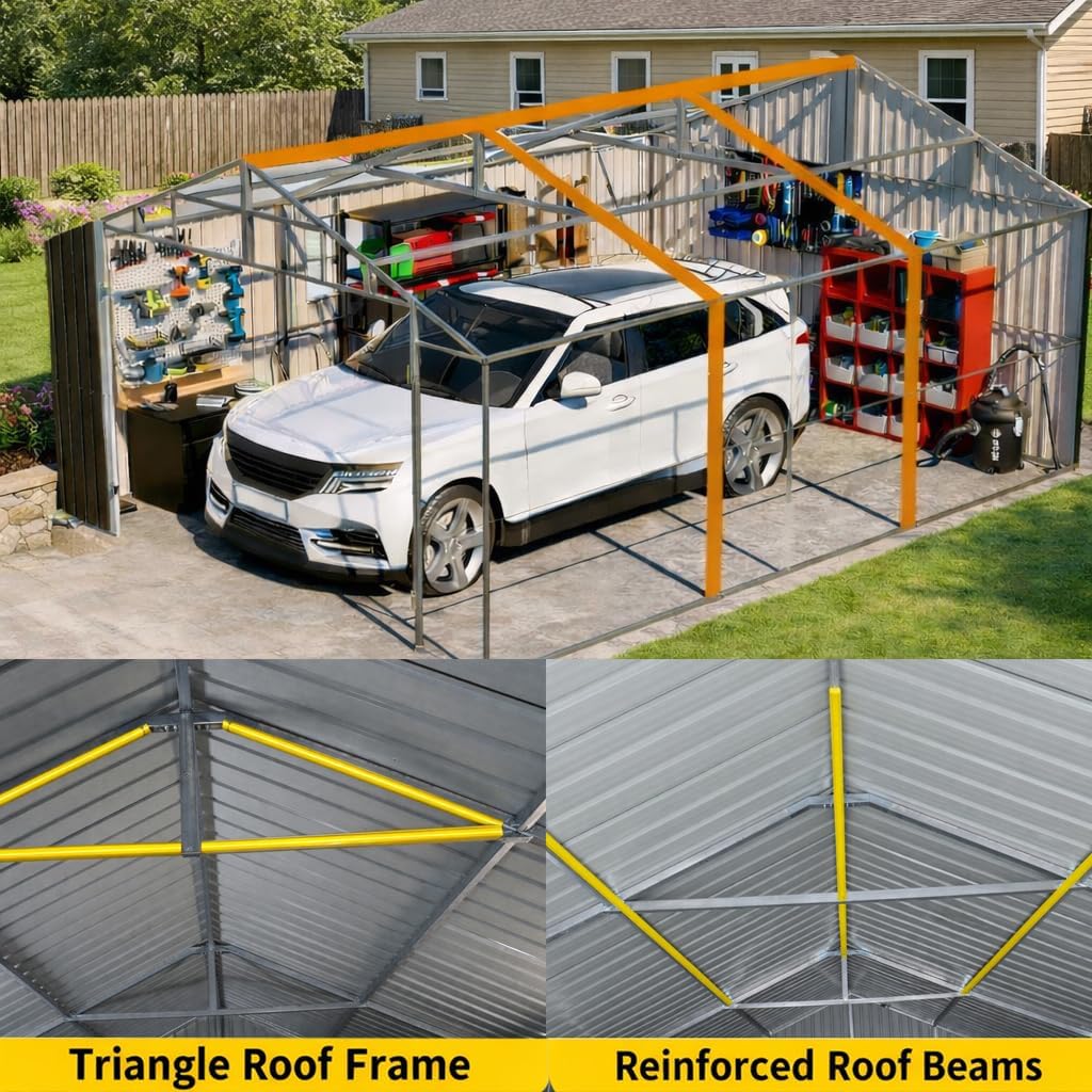 ZMAD 12x20x9.3 FT shed review,ZMAD metal garage review and rating,is this ZMAD storage shed worth buying,ZMAD 12x20 shed review pros cons,ZMAD heavy duty shed honest opinion,ZMAD steel carport review verdict features in daily use