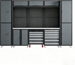 Image 1 of wipiaaao garage storage cabinet review