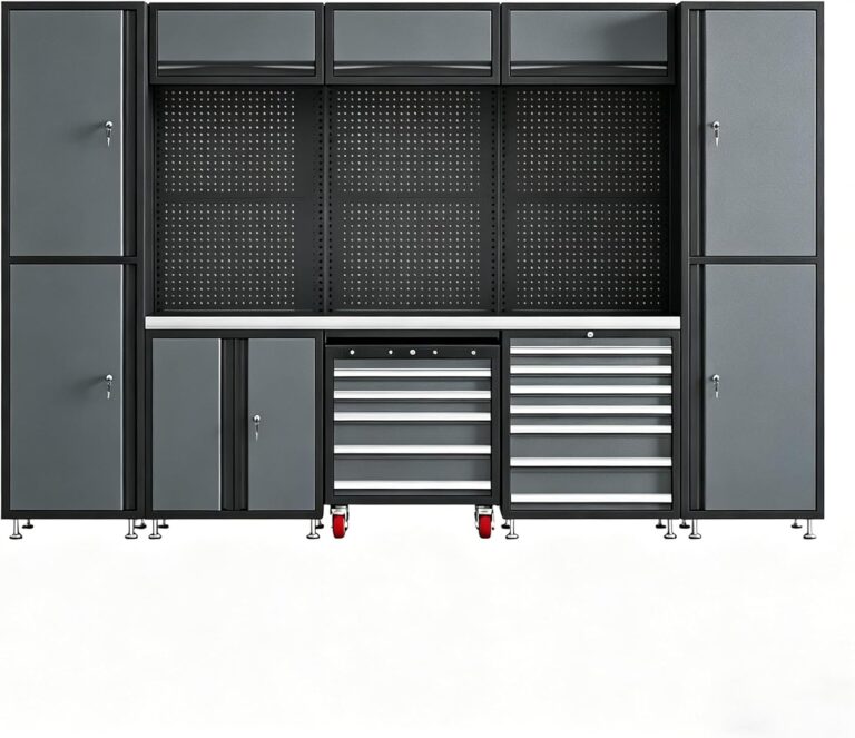 Image 1 of wipiaaao garage storage cabinet review