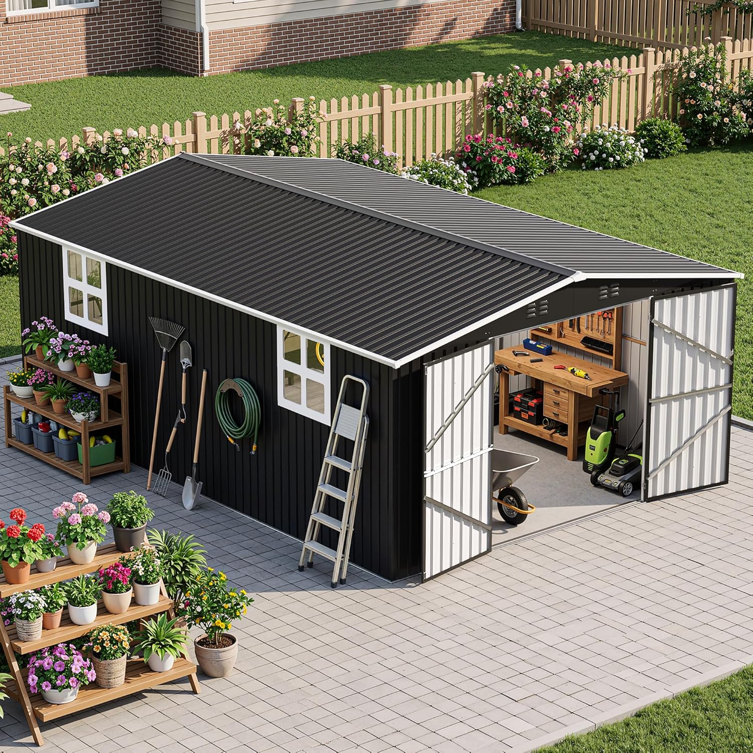 AirWire 12x18 FT storage shed review,AirWire 12x18 shed review and rating,is AirWire storage shed worth buying,AirWire 12x18 shed review pros cons,AirWire 12x18 shed honest review,AirWire metal shed review verdict during hands-on performance testing