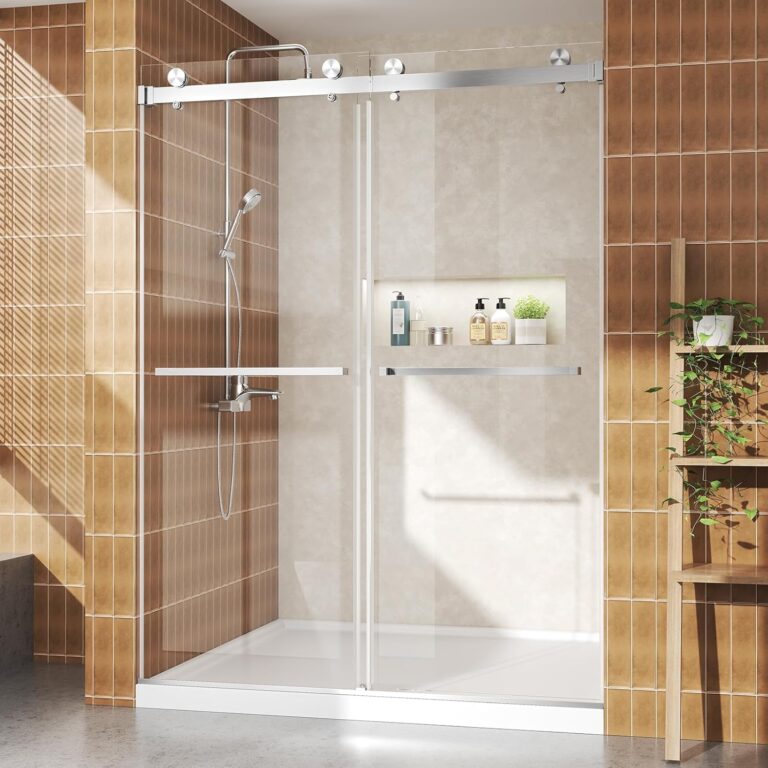 BATHWILLER Frameless Shower Door Review: Pros & Cons 1 Image 1 of BATHWILLER frameless shower door review
