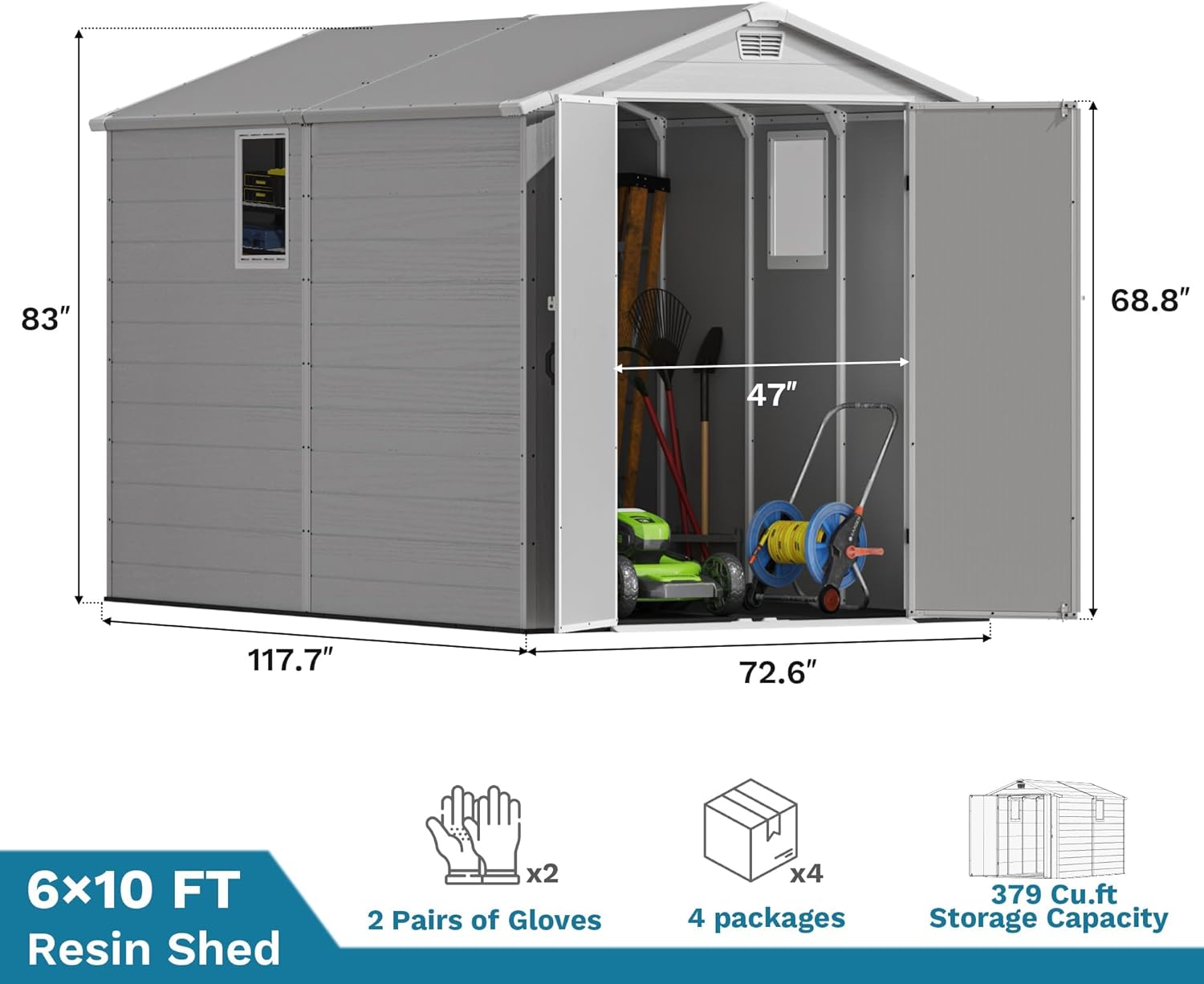 Devoko Plastic Storage Shed Review: Pros & Cons 2 Devoko plastic storage shed review,Devoko 6x10 shed review and rating,Devoko plastic shed review pros cons,is Devoko storage shed worth buying,Devoko outdoor shed review honest opinion,Devoko shed review verdict setup process and initial configuration