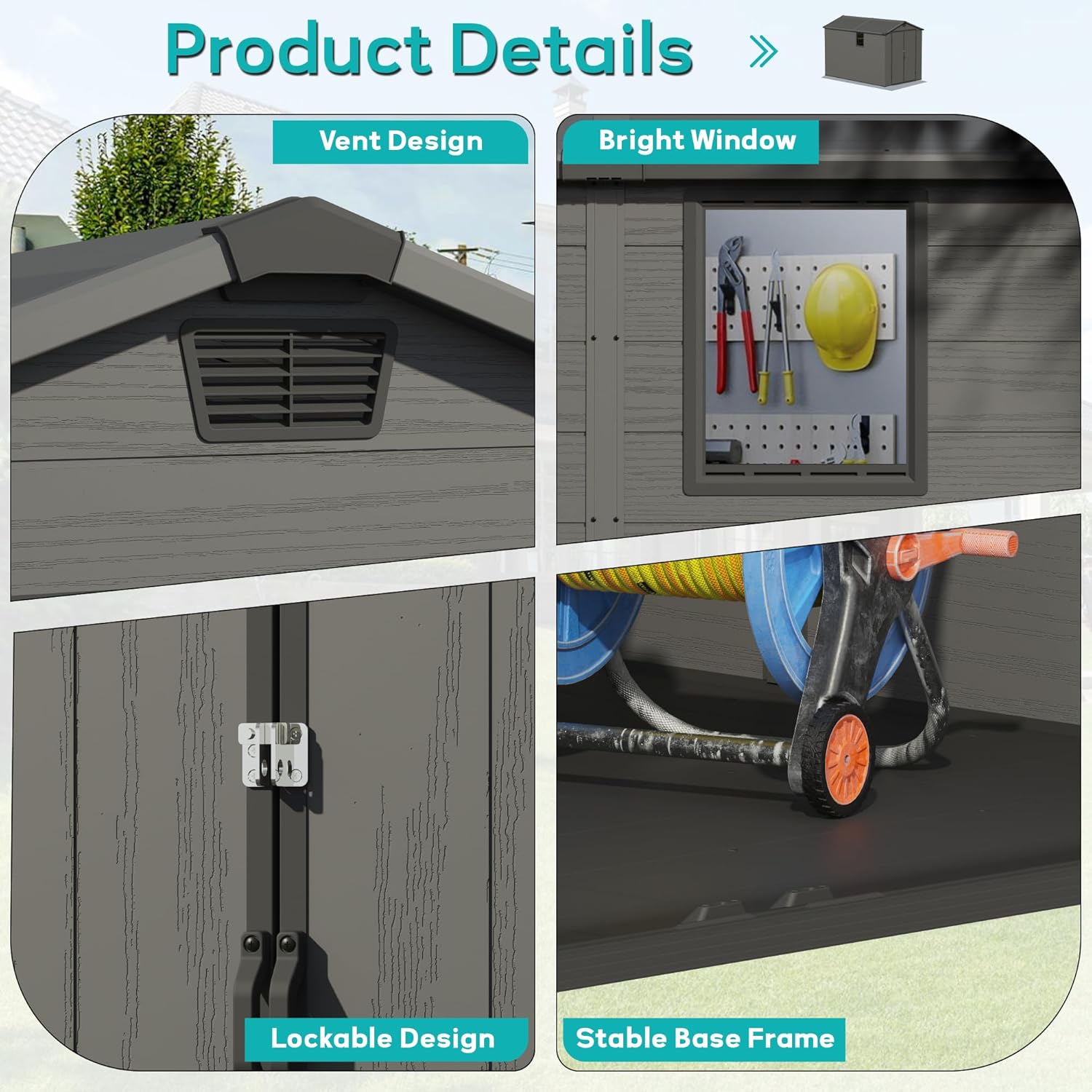 Greesum 6x10FT Plastic Storage Shed Review: Honest Pros & Cons 3 Greesum 6x10FT plastic storage shed review,Greesum storage shed review and rating,is Greesum plastic shed worth buying,Greesum 6x10 shed review pros cons,Greesum storage shed honest opinion,Greesum resin shed review verdict after weeks of real-world daily use