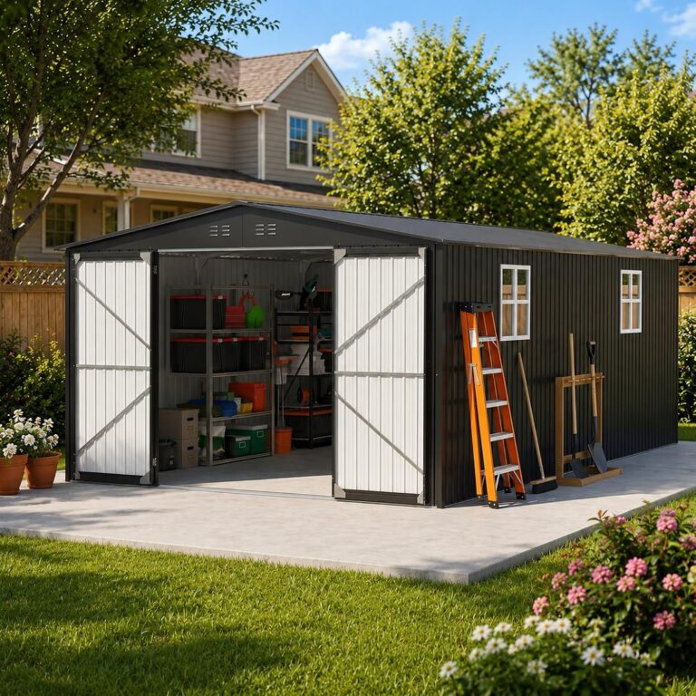 MNLR Storage Shed Review: 12x18 FT Pros & Cons for Garden 41 Image 1 of MNLR storage shed review