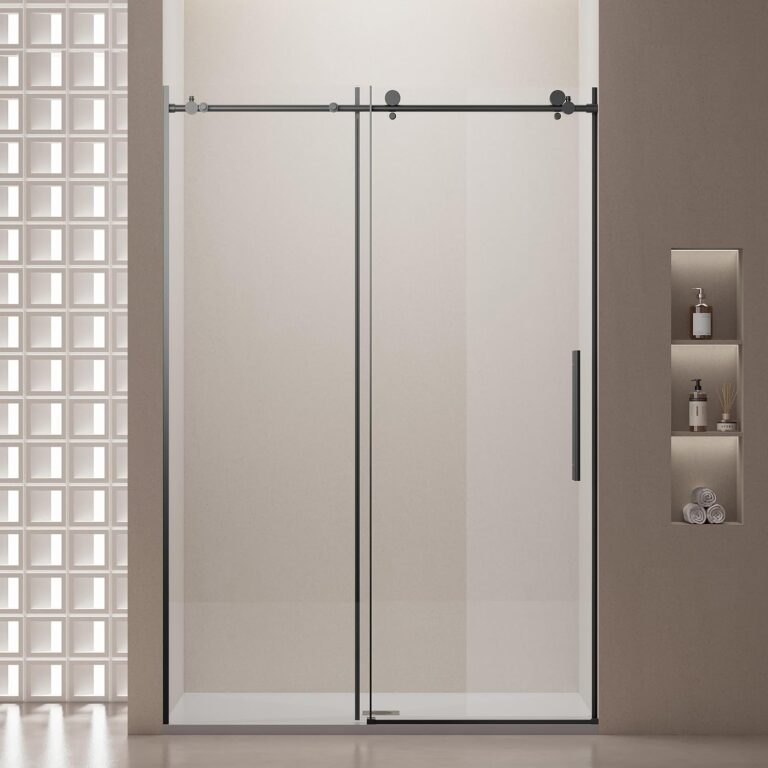 MonBlari Frameless Sliding Shower Door Review: Pros & Cons 33 Image 1 of MonBlari frameless sliding shower door review