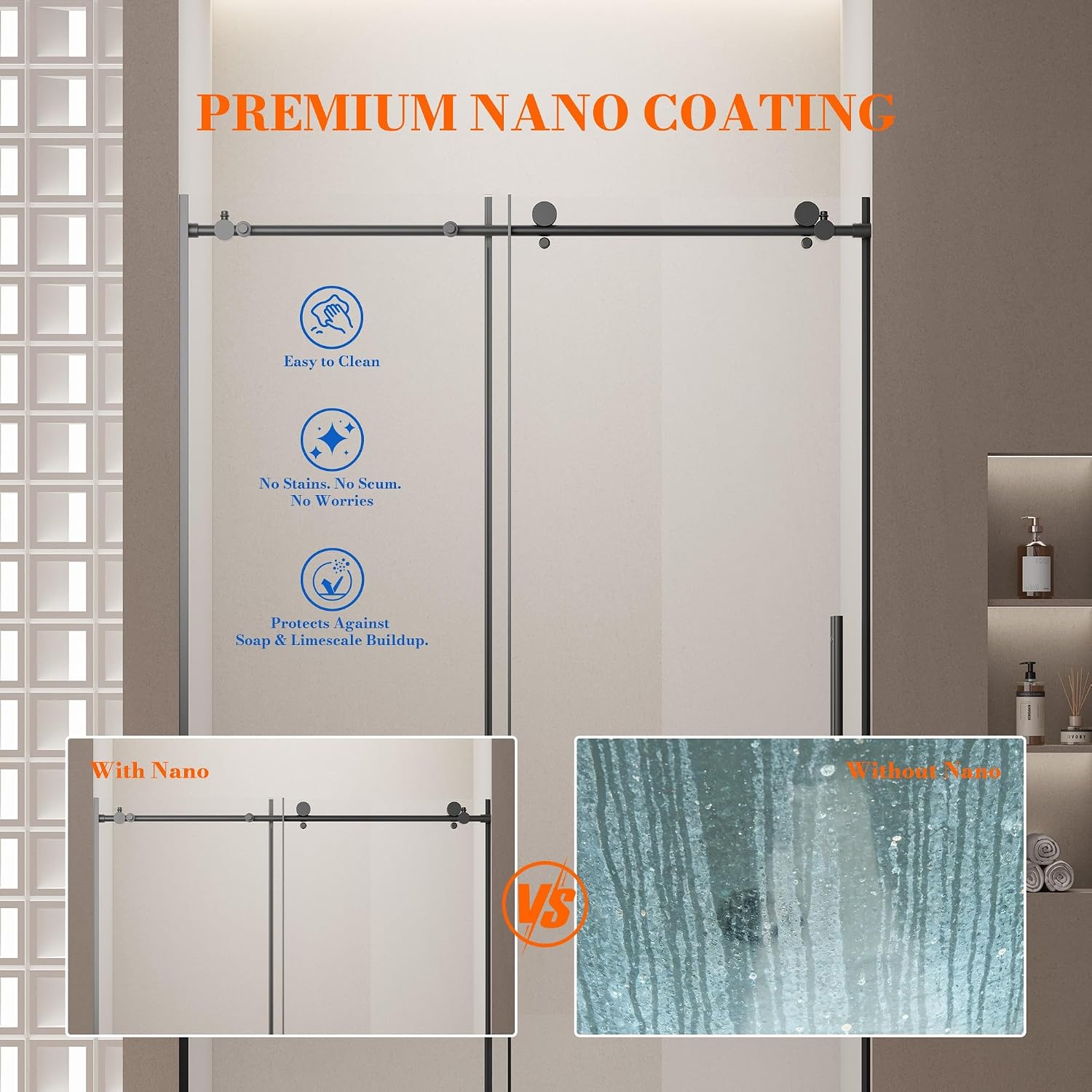 Setting up the MonBlari frameless sliding shower door review,MonBlari shower door review and rating,is MonBlari shower door worth buying,MonBlari shower door review pros cons,MonBlari shower door review honest opinion,MonBlari frameless shower door review verdict for the first time