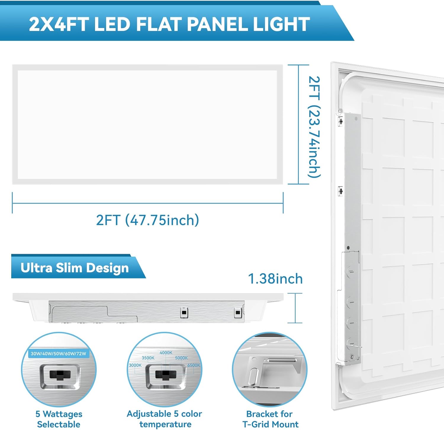 Msbfi 2x4 LED Panel Review: Pros & Cons Worth Buying? 4 Msbfi 2x4 LED panel review,2x4 LED flat panel light review,Msbfi LED ceiling light review and rating,is 2x4 LED panel worth buying,2x4 LED panel review pros cons,Msbfi 2x4 LED panel review verdict compared against top alternatives
