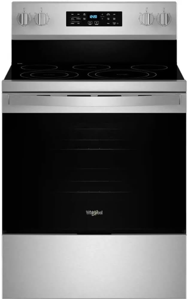 Whirlpool WFES5030RZ Electric Range Review: Pros & Cons 1 Image 1 of Whirlpool WFES5030RZ electric range review