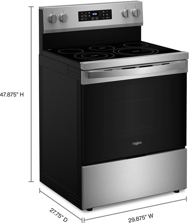 Whirlpool WFES5030RZ electric range review,Whirlpool WFES5030RZ review and rating,is Whirlpool WFES5030RZ worth buying,Whirlpool WFES5030RZ review pros cons,Whirlpool WFES5030RZ review honest opinion,Whirlpool WFES5030RZ review verdict performance testing over multiple weeks
