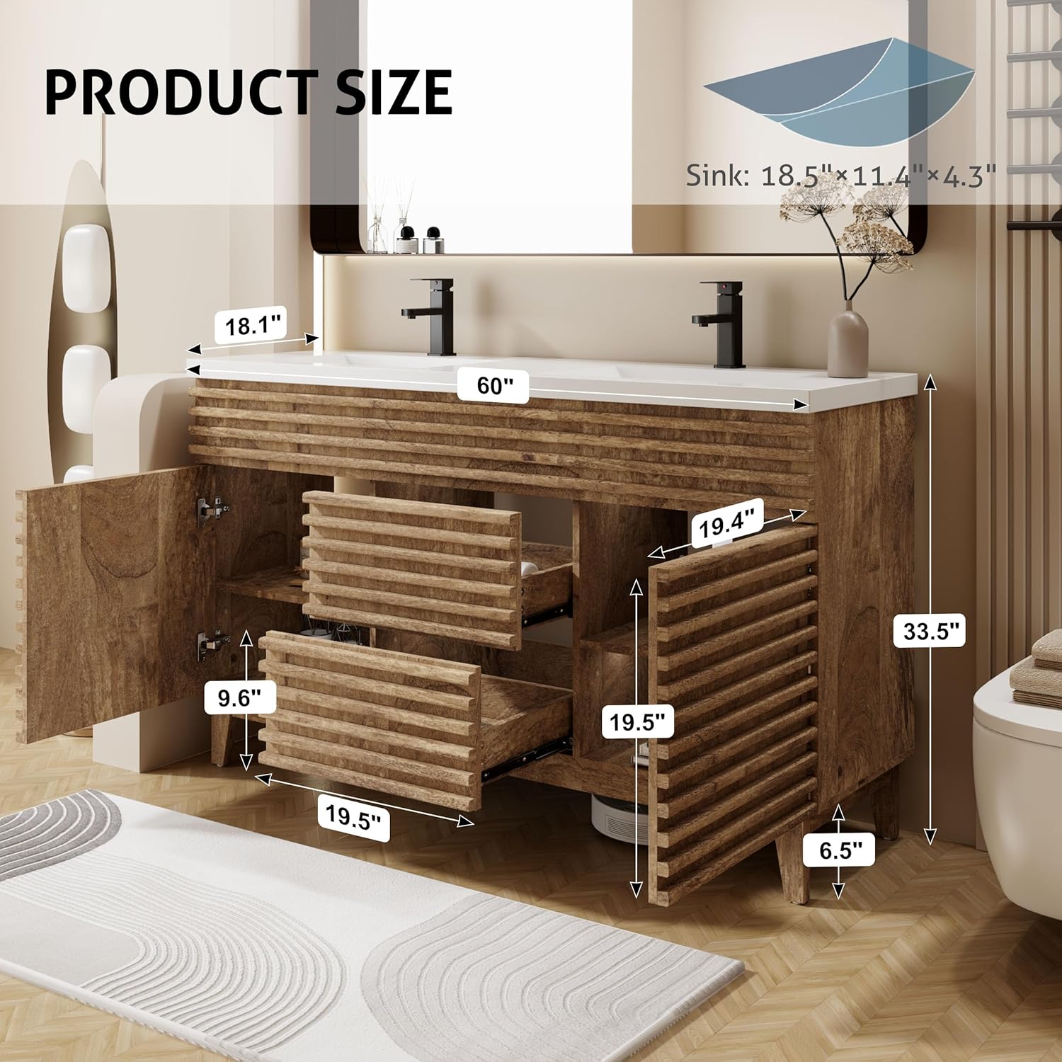 eclife 60 Bathroom Vanity Review: Honest Pros & Cons 2 eclife 60 bathroom vanity review,eclife 60 inch vanity review and rating,is eclife bathroom vanity worth buying,eclife 60 vanity review pros cons,eclife mid-century vanity review honest opinion,eclife vanity review verdict setup and first use experience