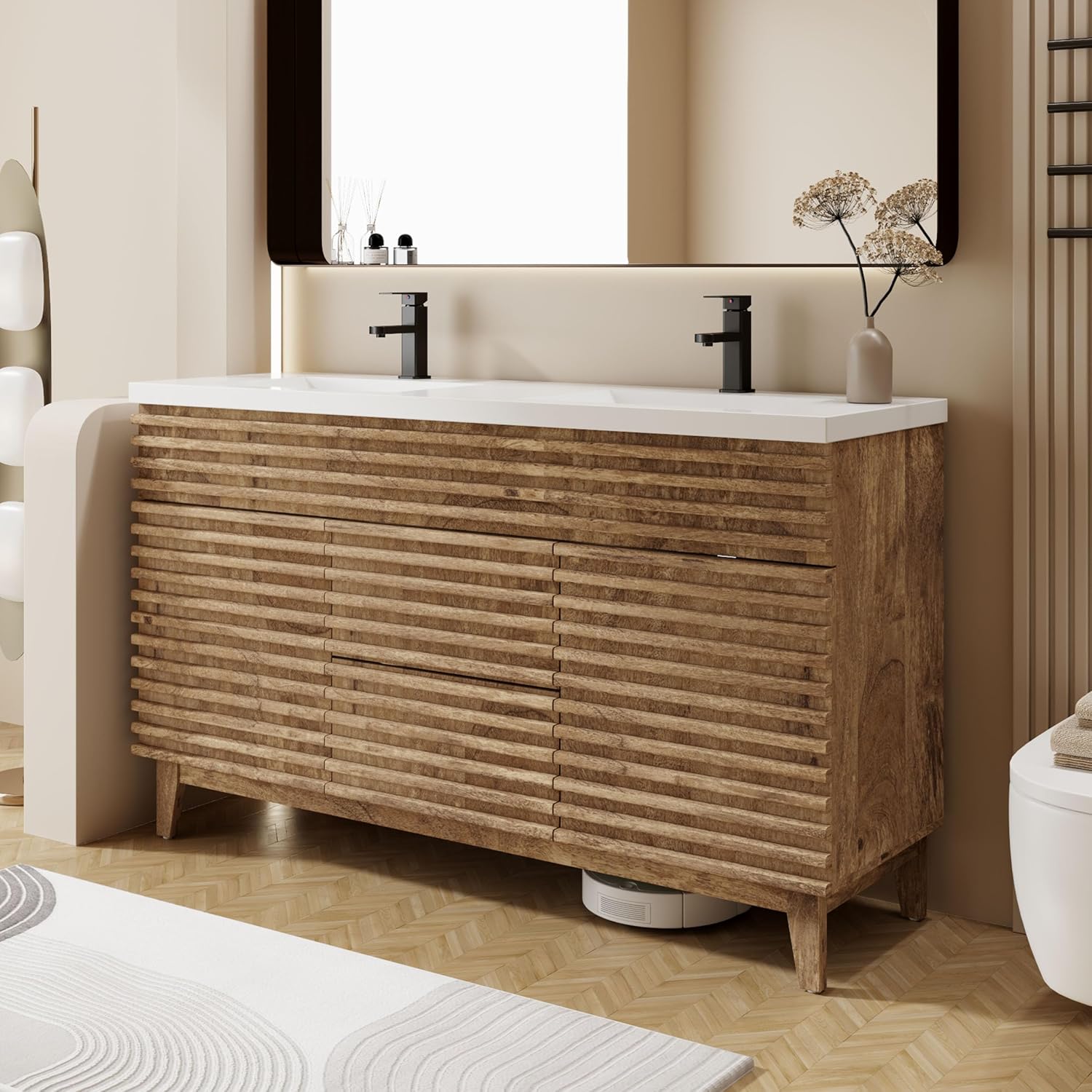 eclife 60 Bathroom Vanity Review: Honest Pros & Cons 3 eclife 60 bathroom vanity review,eclife 60 inch vanity review and rating,is eclife bathroom vanity worth buying,eclife 60 vanity review pros cons,eclife mid-century vanity review honest opinion,eclife vanity review verdict after extended use — long-term performance