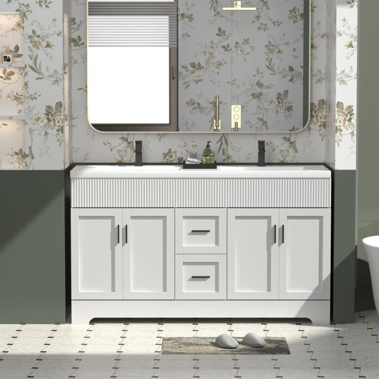 eclife 60 Inch Bathroom Vanity Review: Pros & Cons 16 Image 1 of eclife 60 inch bathroom vanity review