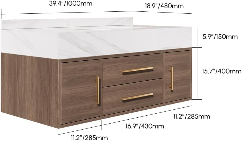 Homary Floating Bathroom Vanity Review: Pros & Cons Worth It? 2 homary floating bathroom vanity review,homary bathroom vanity review pros cons,homary floating vanity review honest opinion,homary bathroom vanity review and rating,is homary floating vanity worth buying,homary walnut bathroom vanity review verdict during hands-on performance testing